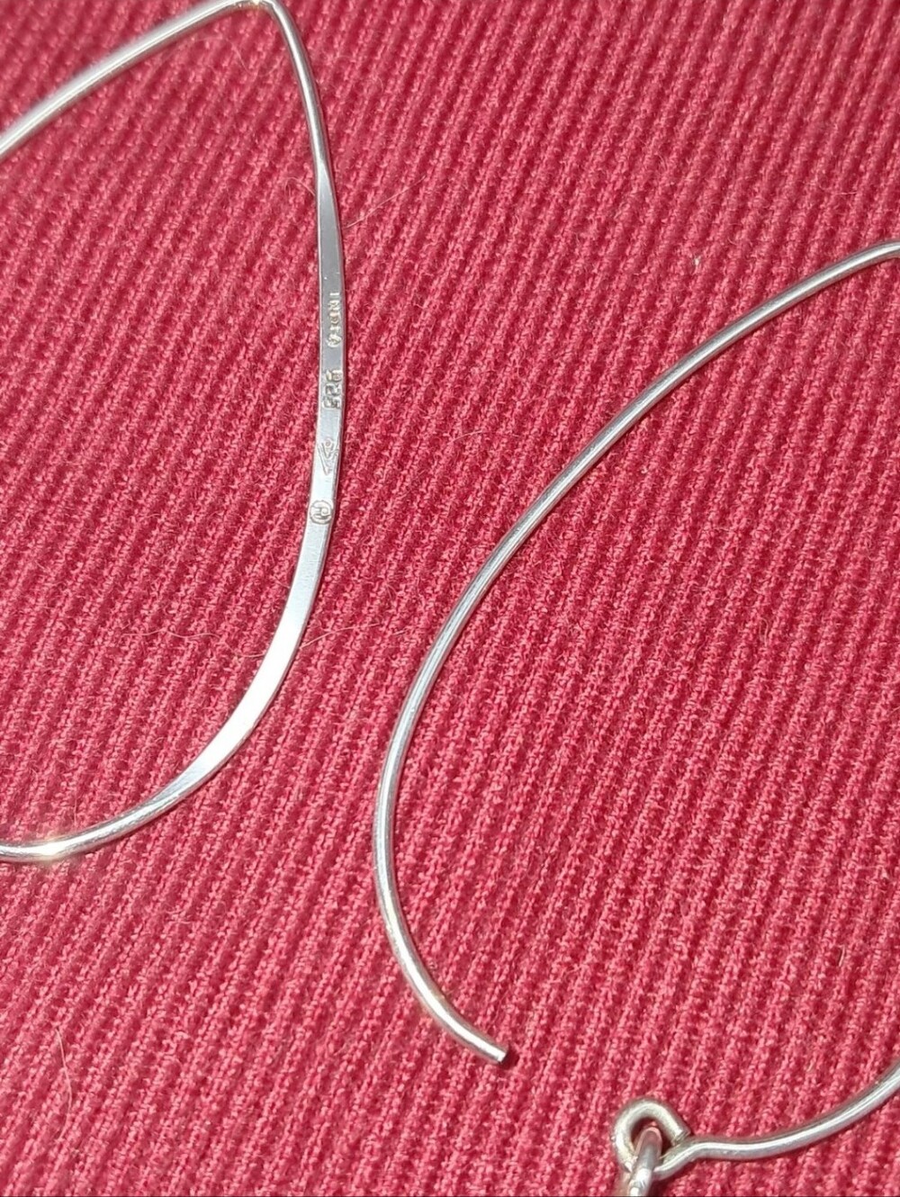 Sterling Silver 925 Silpada JUST DROPPING IN Long Dangle Threader Earrings W0821 - Picture 3 of 8